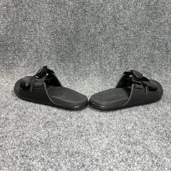 Chaco Chillos Slide Sandals Women's‎ 8 Black Athletic Beach Recovery Flip Flops - Picture 6 of 12